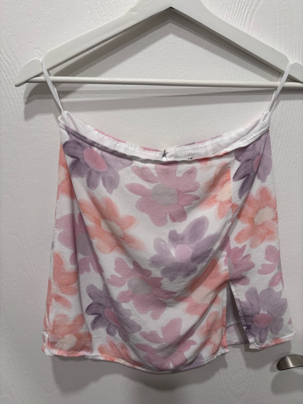 Aritzia Sunday Best Floral Mini Skirt Size 6 Pink Purple